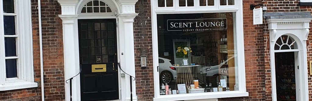 outside of scent lounge shop in arundel