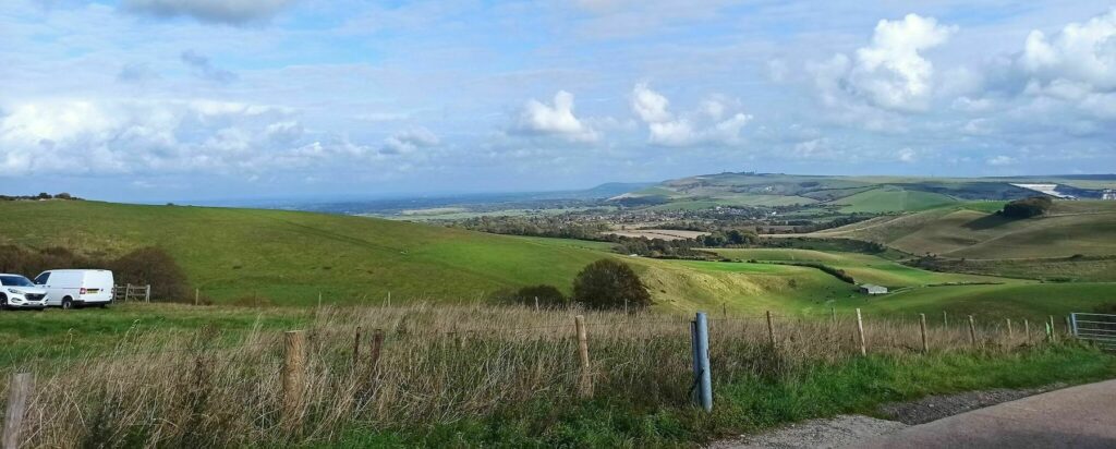 countryside view from the south downs way